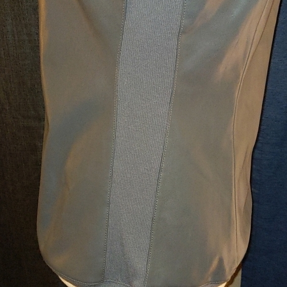 BCBGMAXAZRIA FAUX LEATHER TOP - Picture 3 of 6